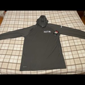 Nike NFL Team apparel Seattle Dri-Fit shirt hoodie